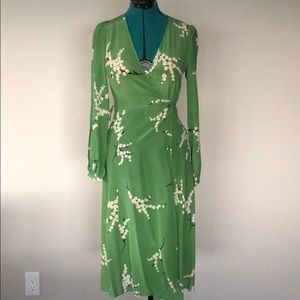 Realisation The Violette Wrapped Dress green S